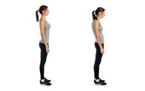 Proper posture vs Forward head posture